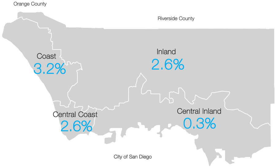 Map of North County San Diego